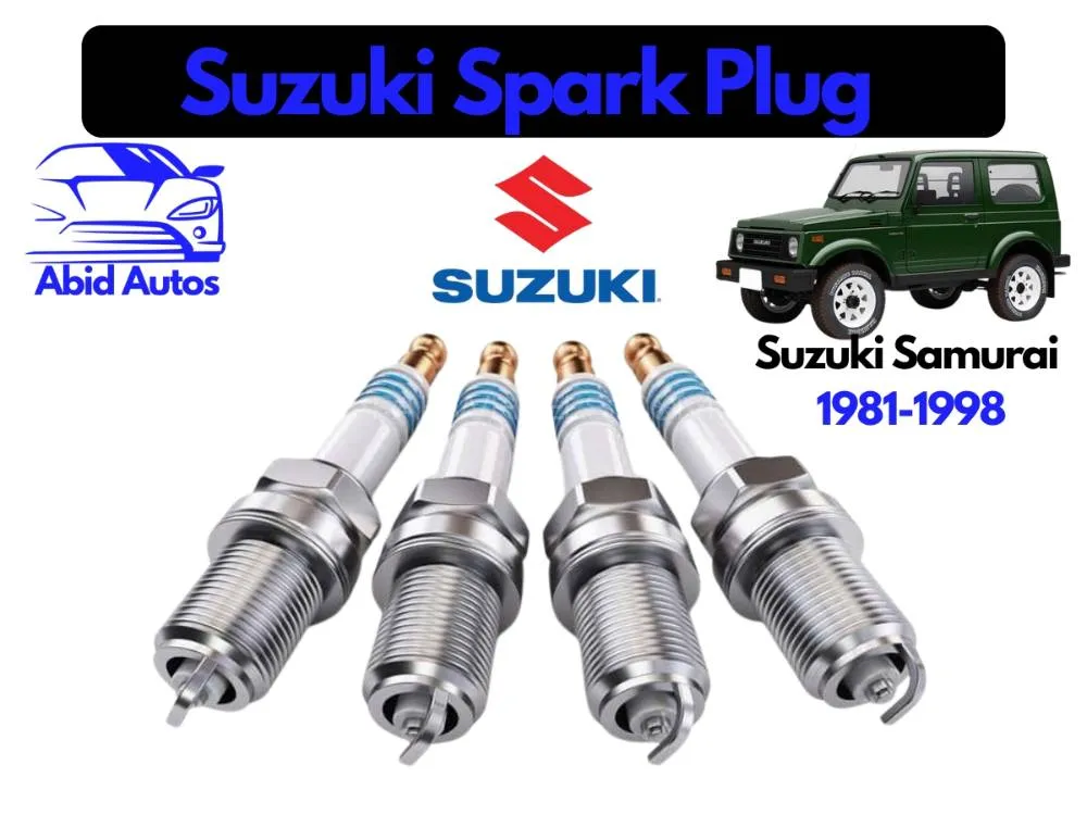 Spark Plugs (4 Pieces) for Suzuki Samurai (1981–1998) – High Ignition Power Image-1