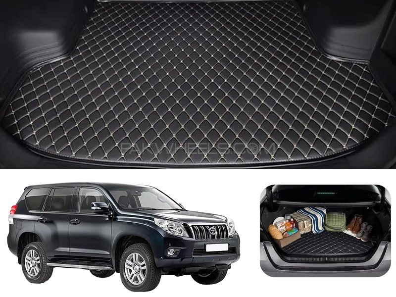 Toyota Prado FJ150 \ FJ160 7D Custom Car Trunk Mat - Model 2009-2025 Image-1