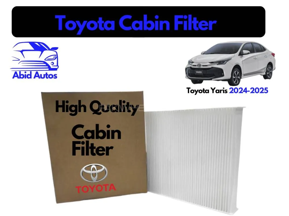 Toyota Yaris 2024-2025 Premium Quality Cabin Filter - Imported Image-1
