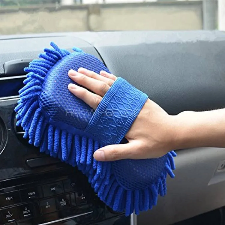 Car Washing Gloves Car Cleaning Sponge Coral Shaped Superfine Fiber Chenille Car Washing Sponge Image-1