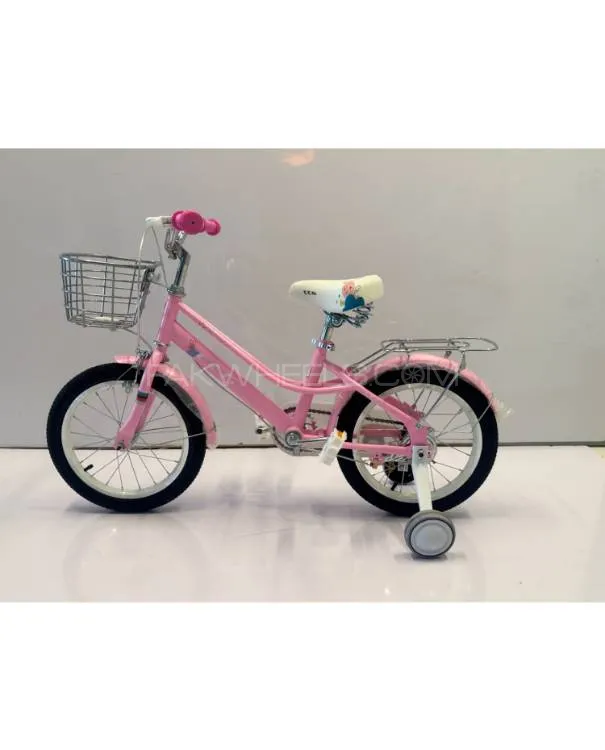CCG Princess 16" Kids Bicycle – Pink | Stylish & Safe Ride for Girls Image-1