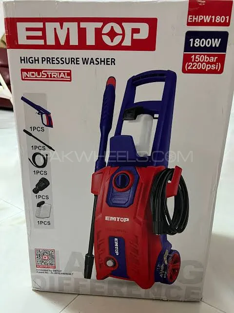 industrial Water Pump High Pressure Car Washer Cleaner 150 Bar Induction Motor Image-1