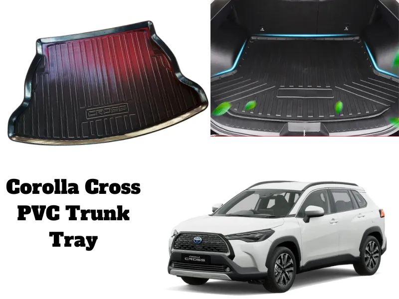 Premium Quality PVC Trunk Mat for Toyota Corolla Cross Car Rear Trunk Mat Storage Box Pad Waterproof Image-1