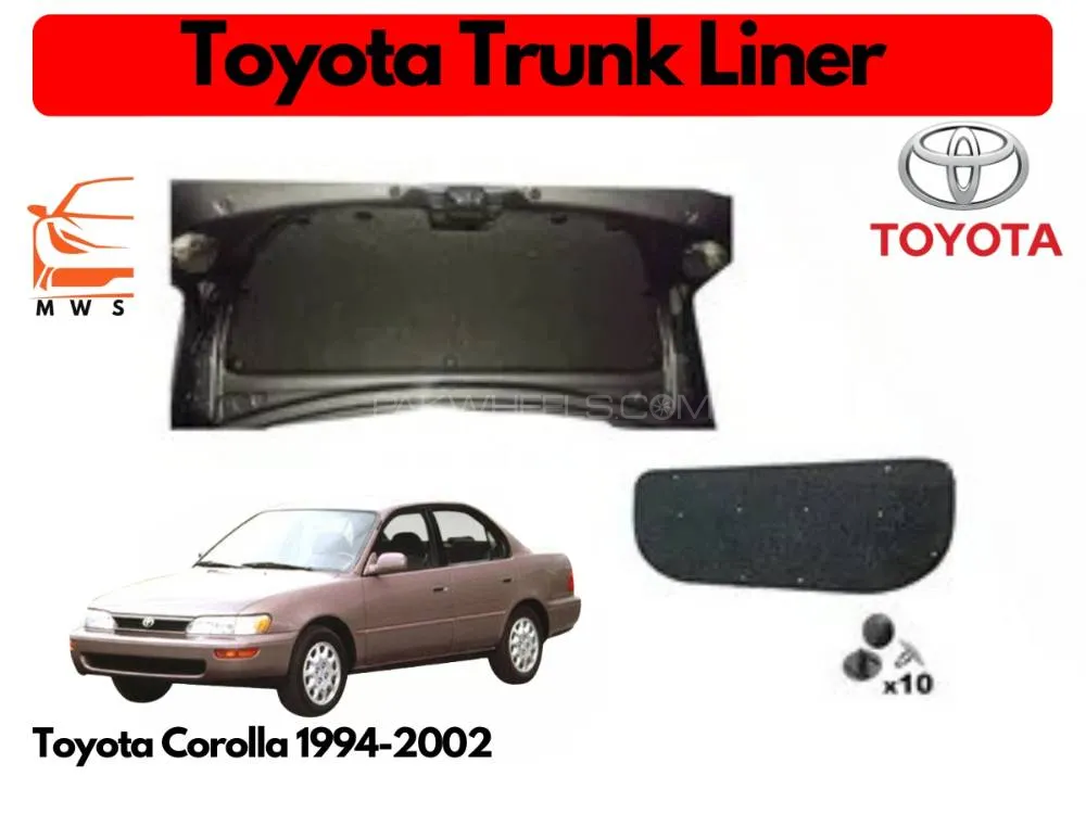 Trunk Liner Insulator / Digi Cover for Toyota Corolla (1994–2002) – Local Fit Image-1