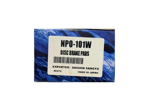 Nissin Front Brake pad Honda City 2000-2002| NPO-101W Nissin Front Brake pad Honda City 2000-2002| NPO-101W