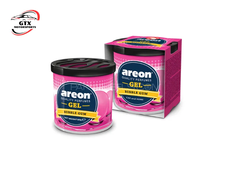 Areon Gel Car Air Freshener – Bubble Gum – 80g Image-1