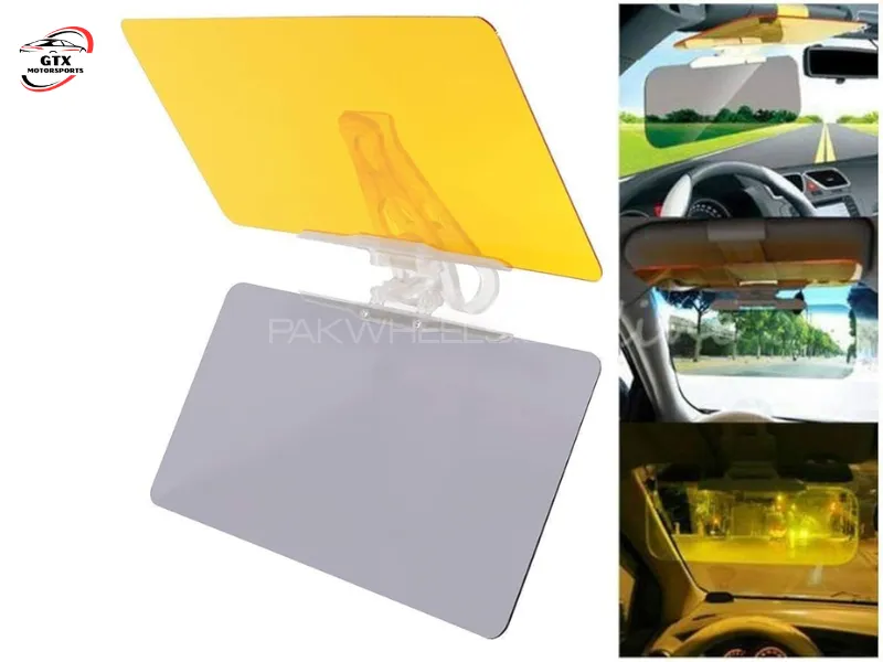 HD Vision Visor – 2-in-1 Day & Night Flip-Down Car Sun Visor Extension Image-1