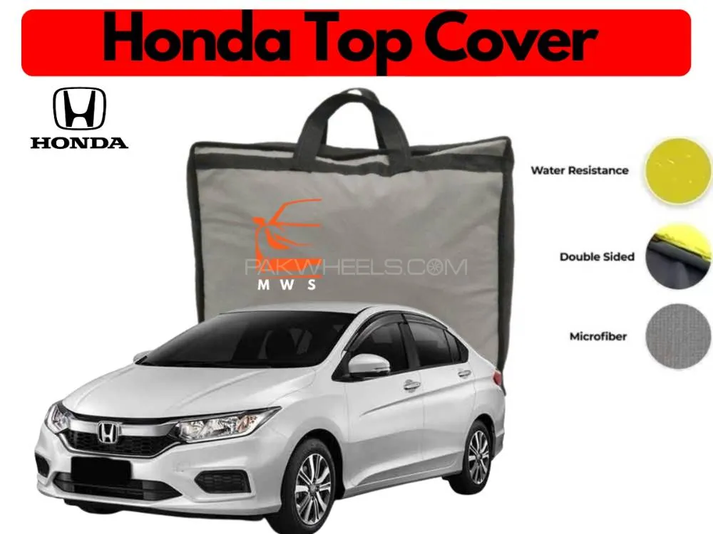 Honda City 2021–2023 Parachute Cotton Top Cover – Durable & Scratch-Resistant Image-1
