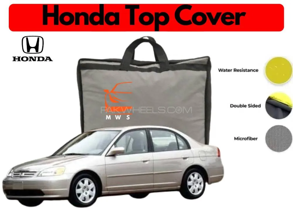 Honda Civic 2002–2006 Parachute Cotton Top Cover – Anti-Scratch & Durable Image-1