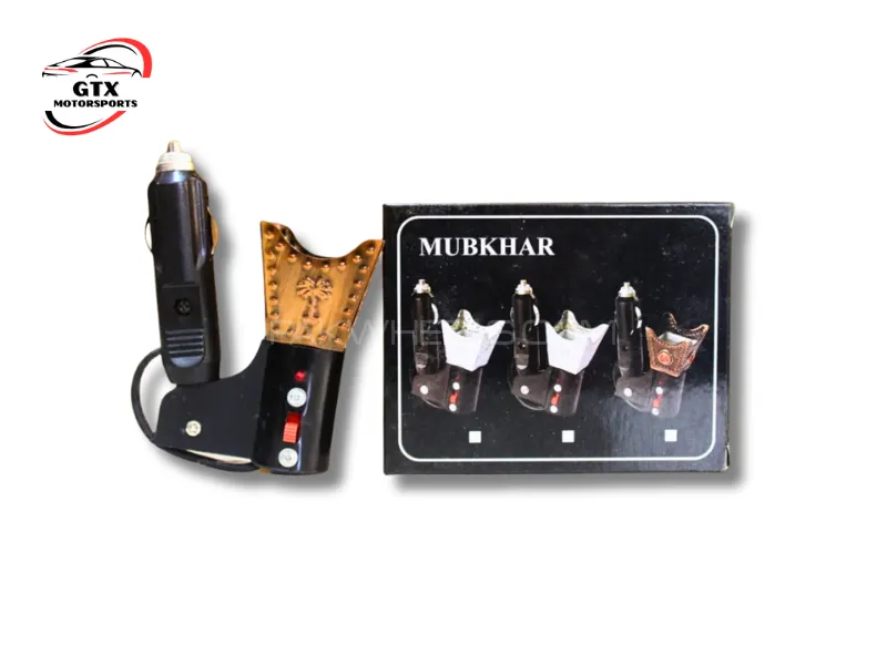 Mini Car Electric Bakhoor Burner – Portable Car Fragrance Diffuser Image-1