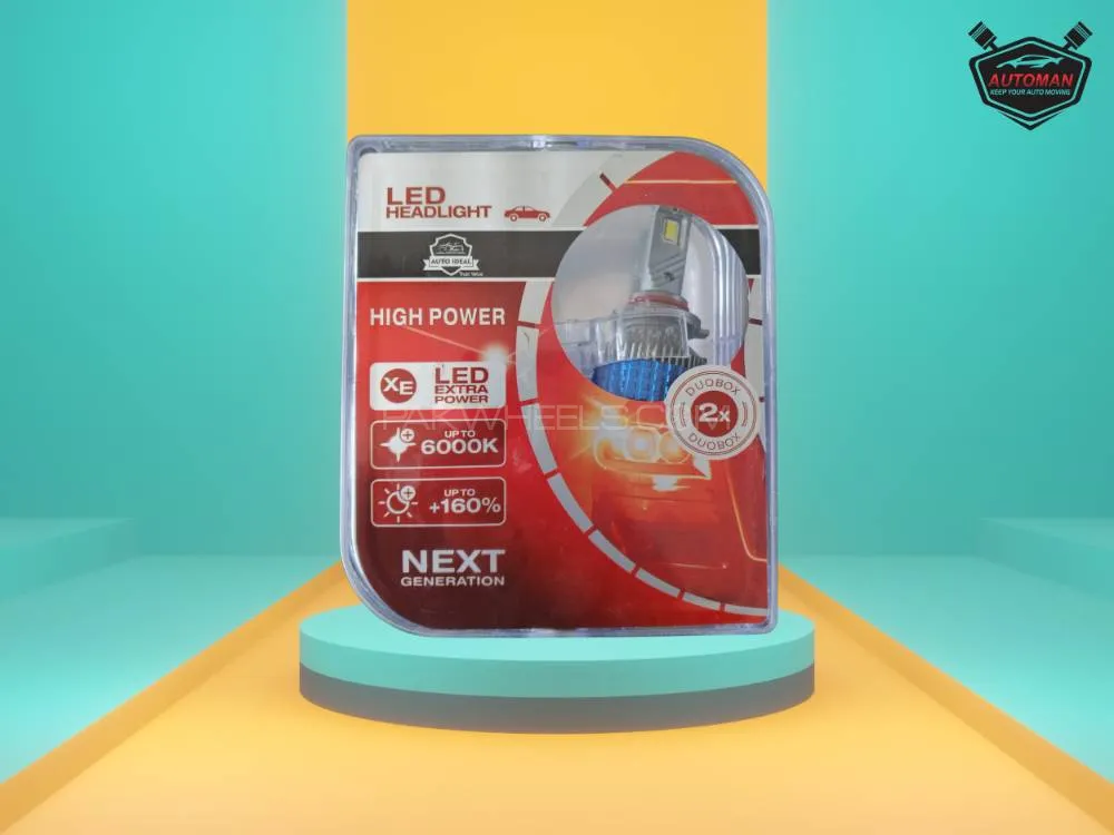 "Next Gen 500W Car LED Bulbs (9005) – Super Bright, Secure Grip, 6-Month Warranty" Image-1