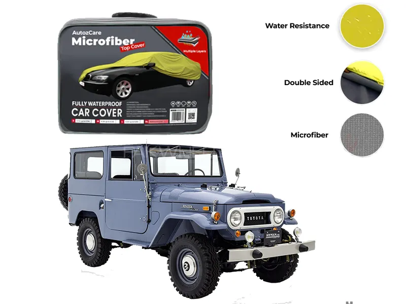  Toyota Land Cruiser FJ40 Microfiber Car Top Cover - Model 1960-1984 Image-1