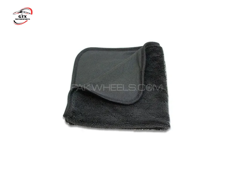 Twisted Loop Microfiber Drying Towel – 600GSM | 40cm x 40cm Ultra Absorbent Detailing Cloth Image-1