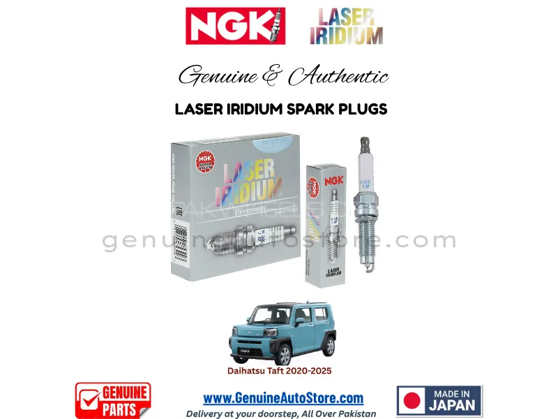 Daihatsu Taft 2020-2025 NGK LASER IRIDIUM SPARK PLUG - 3 PIECES Image-1