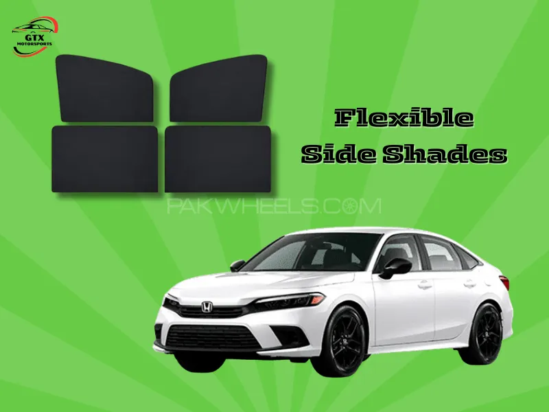 Flexible Side Shades for Honda Civic 2023–2025 Image-1