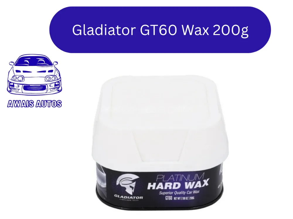 Gladiator Platinum Hard Wax GT60 200g | Premium Car Wax Polish for Long-Lasting Shine Image-1