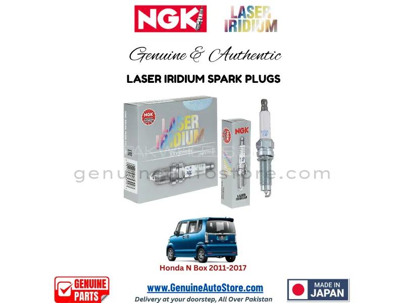 Honda N Box 2011-2017 NGK LASER IRIDIUM SPARK PLUG - 3 PIECES Image-1