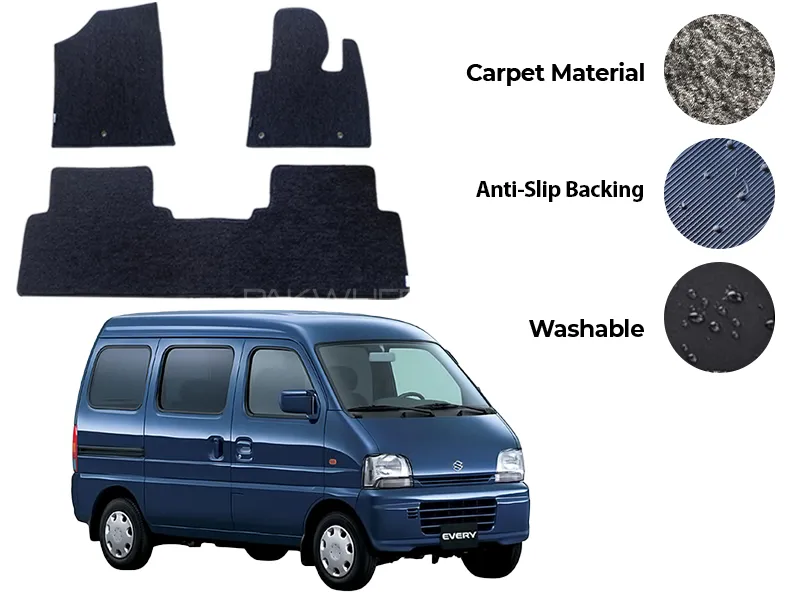  Suzuki Every Genuine Fitting Carpet Floor Mat - Model 1999-2005 Image-1