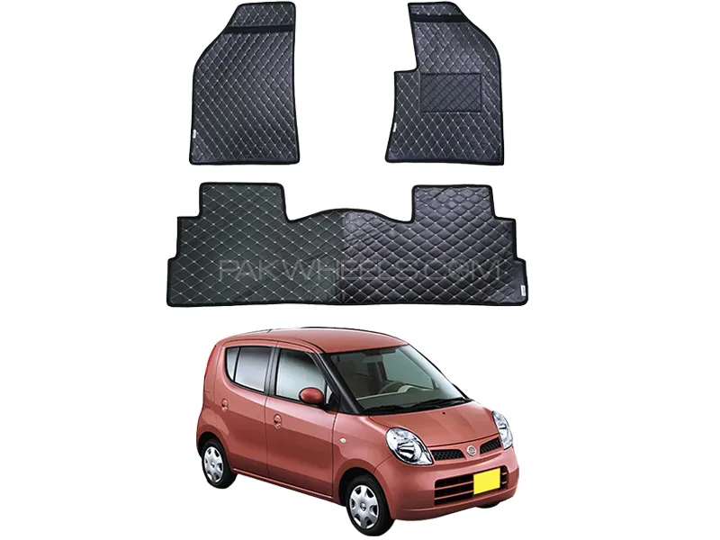 Nissan Moco 7D Floor Mat ( Flat Style ) - Model 2006-2011 Image-1