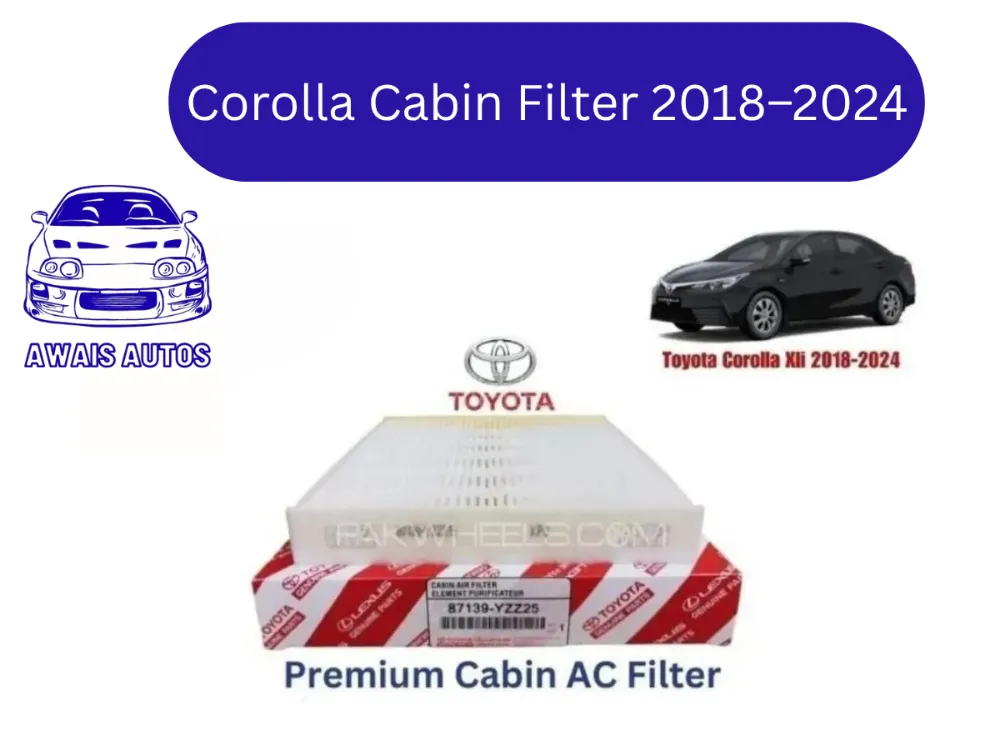 Toyota Corolla Cabin Filter 2018–2024 | Premium Interior Air Filter Image-1