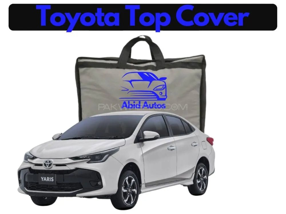 Toyota Yaris 2020–2021 PVC Cotton Car Top Cover – Waterproof & Scratch Proof Image-1