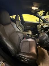 Toyota CH-R  1800cc hybrid 
G-led package 
Model 2019 fresh import 
Mileage 56000 km
Verified Auction sheet 
Pearl Bronze metallic colour with brown leather interior .
Bumper to Bumper original condition ( spotless)
Top of the line package 
Multi cameras 
Apple CarPlay, Bluetooth & android app. With 11 speakers 
Adapted Radar 
Blind spot monitor 
Line accessed 
Adapted cruise control 
19” alloy wheels 
Future information please call & visit Victory Cars jail road Lahore.