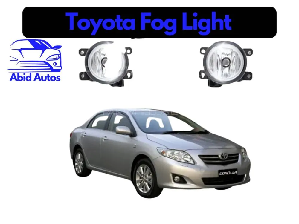 Toyota Corolla 2010–2014 Fog Light Set – Clear Lens, Bumper Mount Image-1