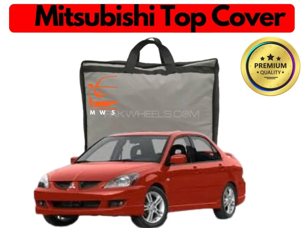 Black Waterproof Parachute Top Cover for Mitsubishi Lancer 2004–2008 – Heatproof Image-1
