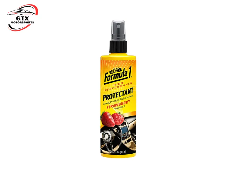 Formula 1 Protectant Strawberry Fragrance 295 ML - Car Dashboard Shining Interior Cleaner Image-1