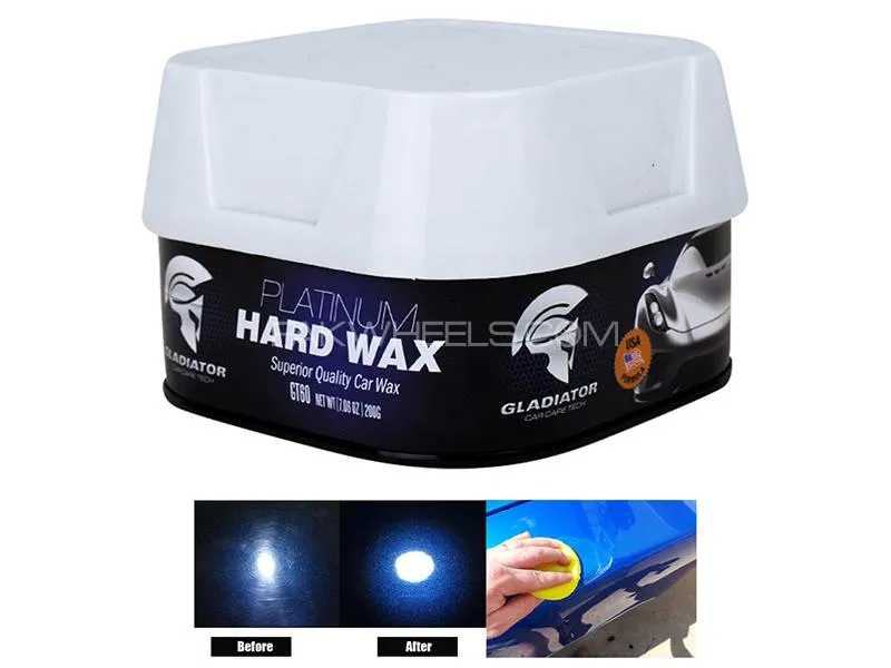 Gladiator Platinum Hard Wax GT60 - 200g | Car Wax Polish - Car Mela Image-1