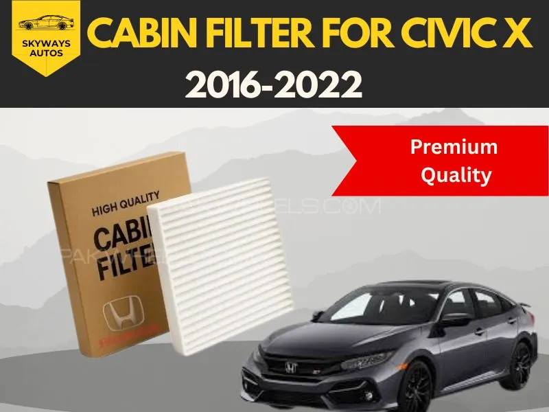 Premium Quality Cabin Filter for Honda Civic X 2016-2022 Image-1