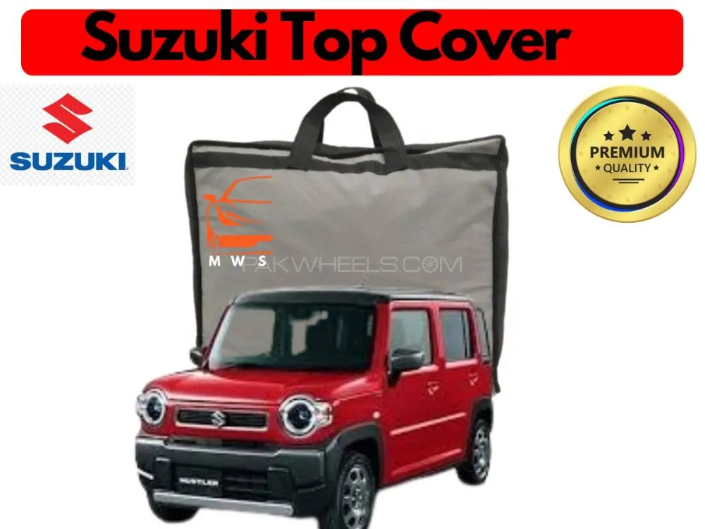 Suzuki Hustler 2014-2024 Top Cover | Black | Anti-Scratch | Parachute | Heat Proof | Water Proof Image-1