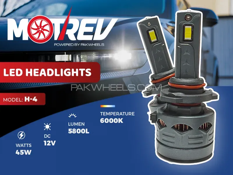 [Event Only] PakWheels Motrev UltraBright H4 LED Car Headlights Image-1