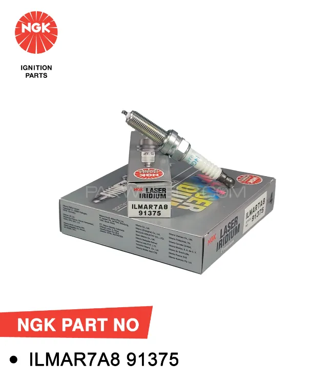 NGK Spark Plug (ILMAR7A8) for Suzuki Alto japan Assembled 2011-2015  (japan -Single Pc) Image-1