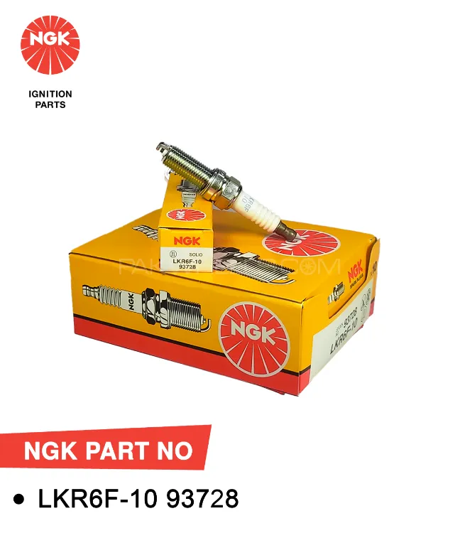 NGK Spark Plug (LKR6F10) for Suzuki Alto New 660cc 2019-ON  (japan -Single Pc) Image-1