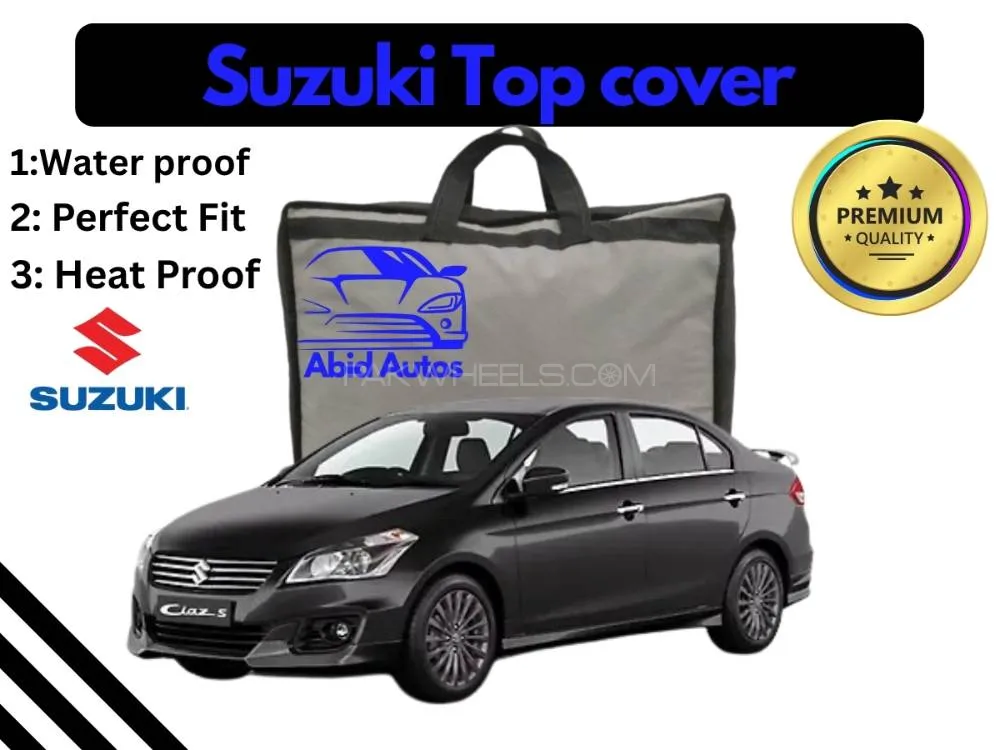 Suzuki Ciaz 2017-2020 Top Cover | Black | Anti-Scratch | Parachute | Heat Proof | Water Proof Image-1
