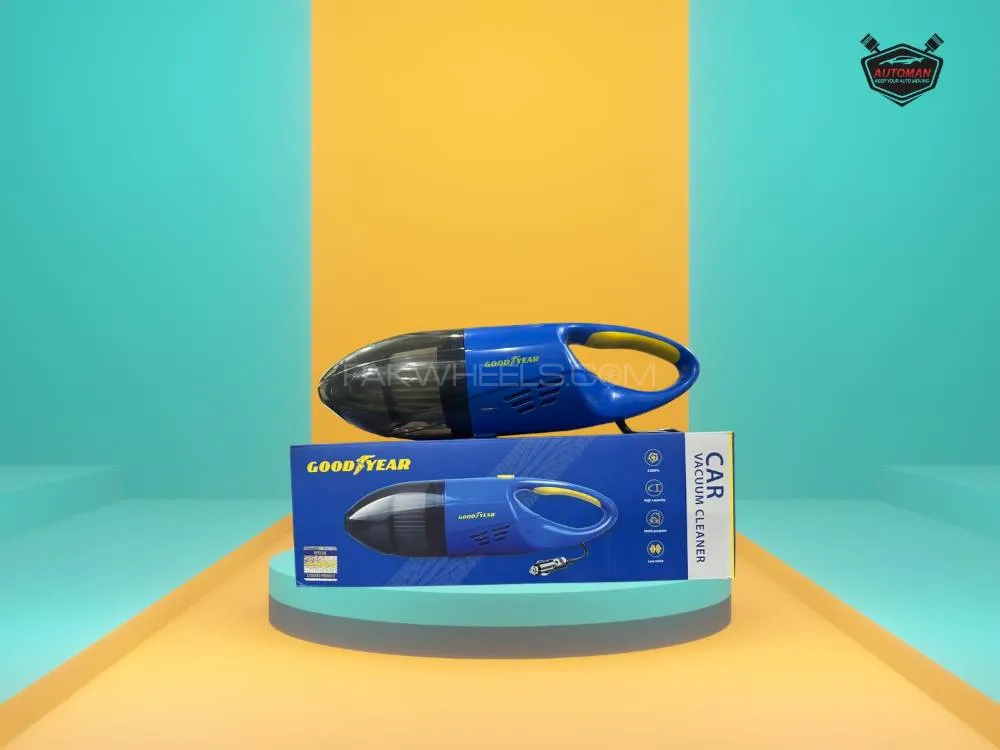 GoodYear Compact Car Vacuum Cleaner 12V – Powerful Suction, Portable & Easy to Use! Image-1