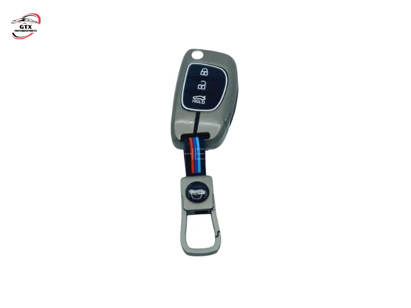 Hyundai Elantra 2021-2022 Zinc Alloy Metal Key Cover  Image-1