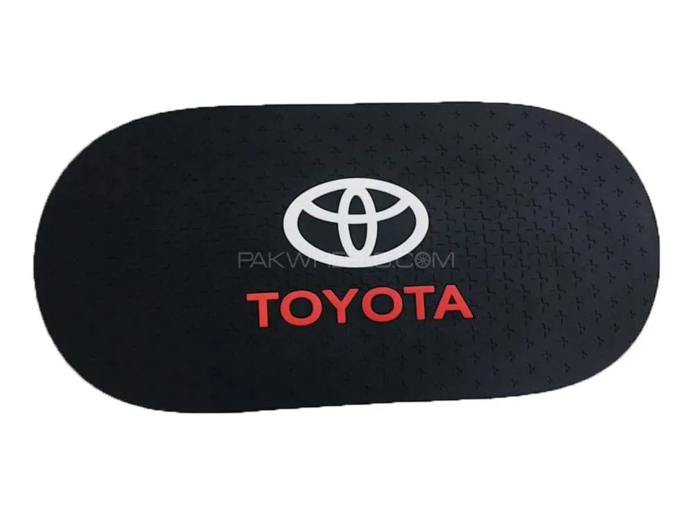 Buy Toyota Non Slip Dashboard Mat | Anti Slip | Dash Mat | Car Mat | Non Slip (P1625) in Pakistan Image-1