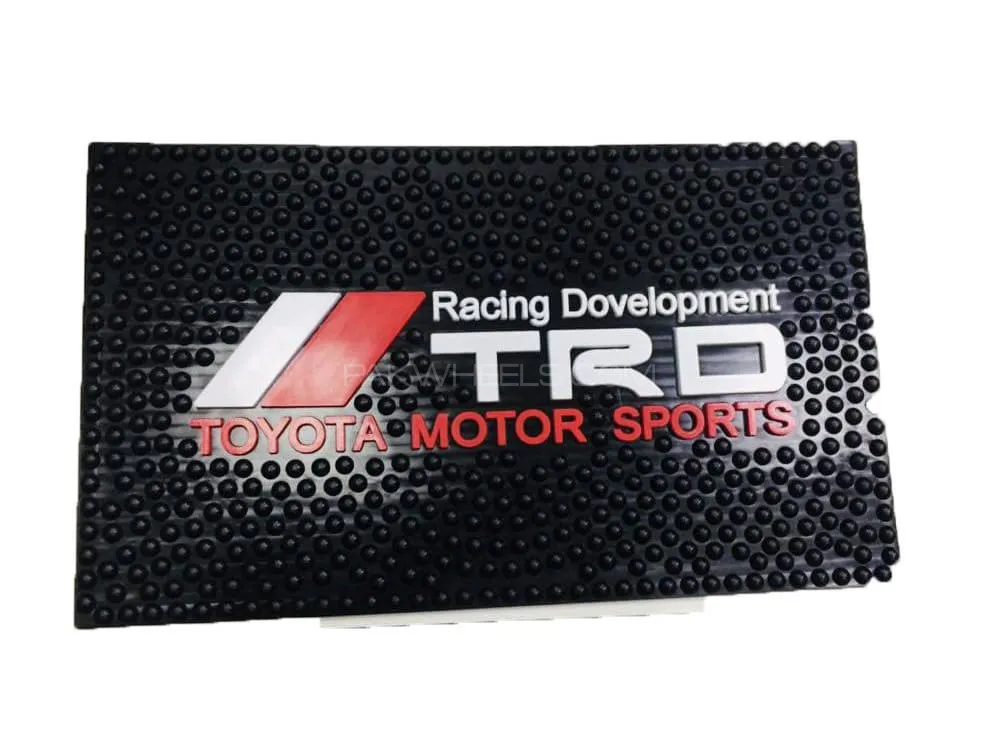 Buy TRD  Non Slip Dashboard Mat | Anti Slip | Dash Mat | Car Mat | Non Slip (P1625) in Pakistan Image-1