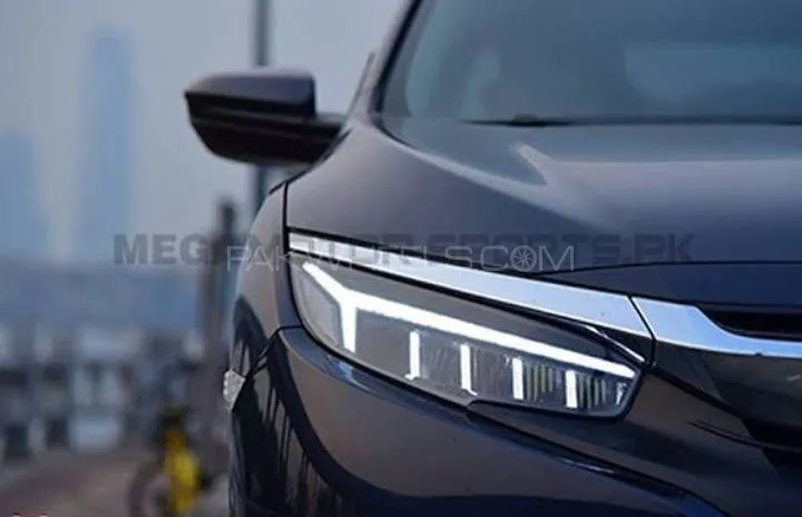 Honda Civic X Audi style headlight Image-1