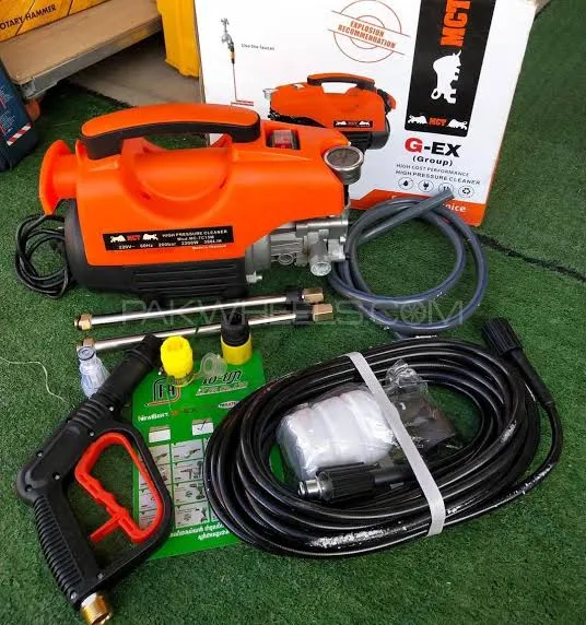 induction Motor Water Jet Pump High Pressure Car Washer Cleaner Machine - 200 Bar Auto Stop Image-1