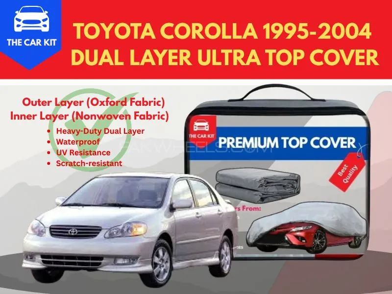 Toyota Corolla 1995–2004 Dual Layer Ultra Top Cover –  Heavy-Duty Protection Image-1