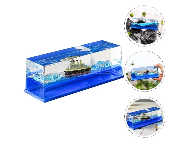 Unsinkable Ship Car Dashboard | Titanic Cruise Ship Floating Decoration Image-1