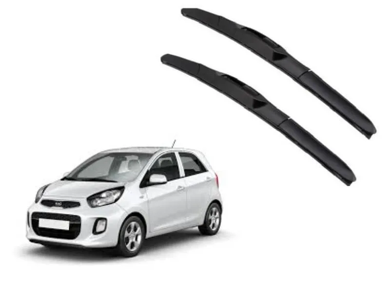 KIA Picanto Windshield Wiper Blades – OEM Fit | Graphite-Coated Rubber | Silent Wipe | Streak-Free V Image-1