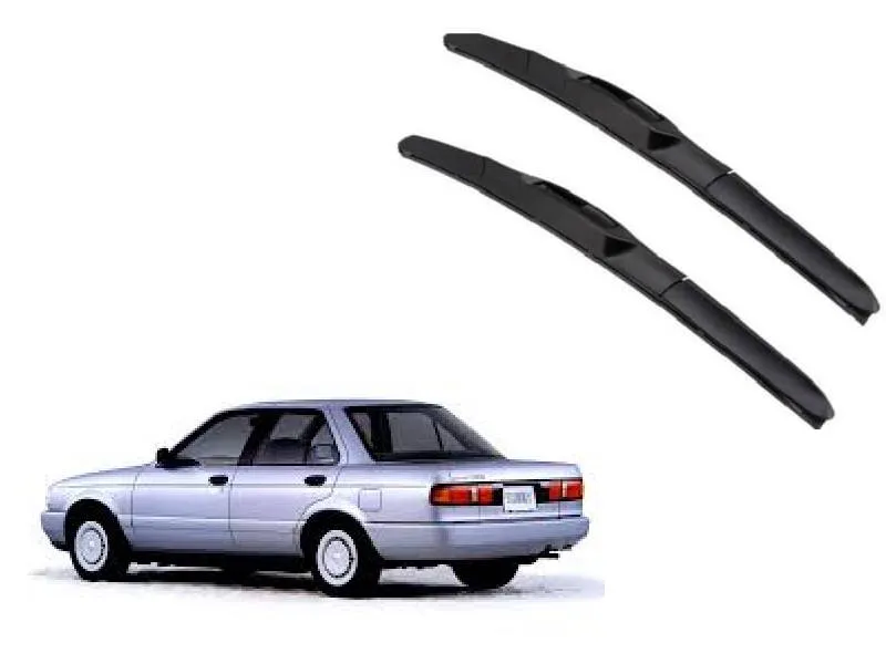 Nissan Sunny 1990–1994 Windshield Wiper Blades – OEM Fit | Silent Smooth Wipe | Graphite Rubber | St Image-1