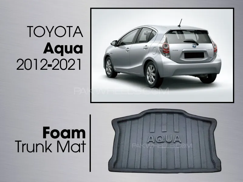 Toyota Aqua Foam Trunk Mat - Model 2012-2021 Image-1