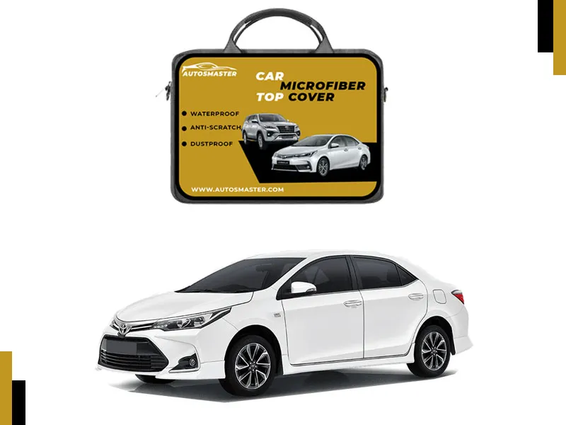 Toyota Corolla - Model 2014-2025 Microfiber Car Top Cover Image-1