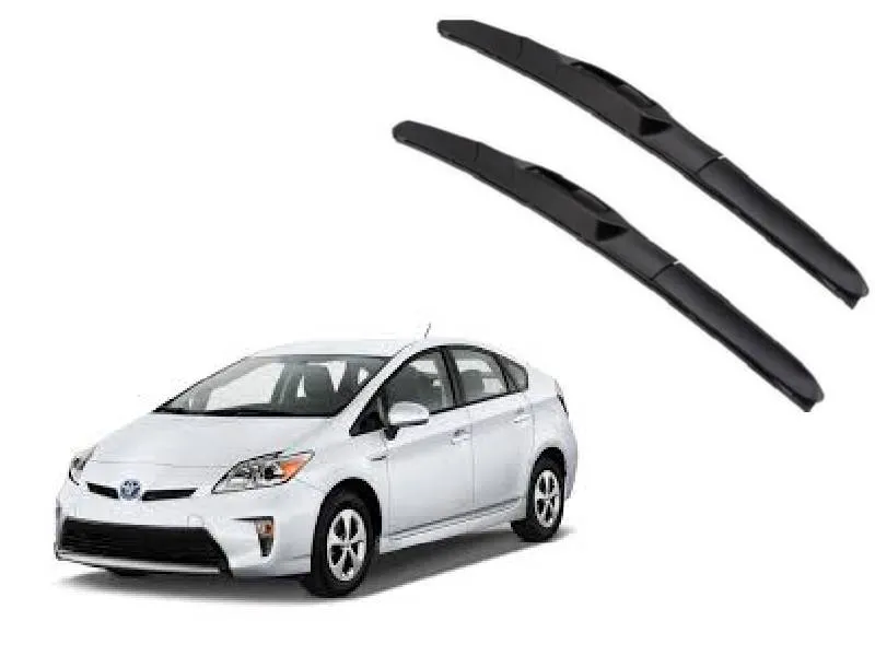 Toyota Prius 3rd Gen (XW30) Windshield Wiper Blades – 2009–2015 | Silent Graphite Rubber | OEM Fit | Image-1