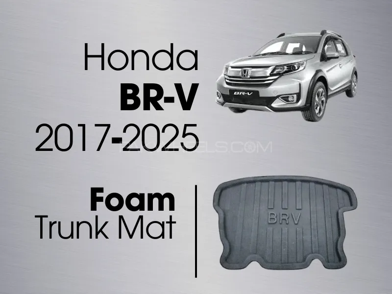 Foam Material Honda BR-V 2017-2025 Trunk Mat | Trunk Tray for Honda BRV Best Quality Image-1